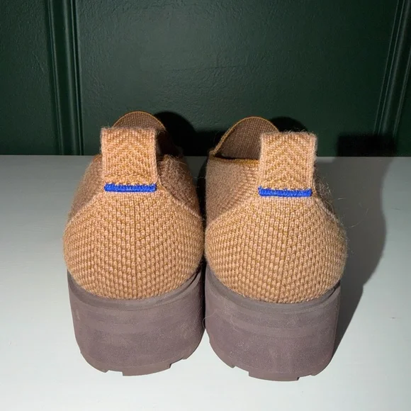 Rothy’s “The Lug Loafer” - Teak Herringbone, size 9.5 - Picture 2 of 3